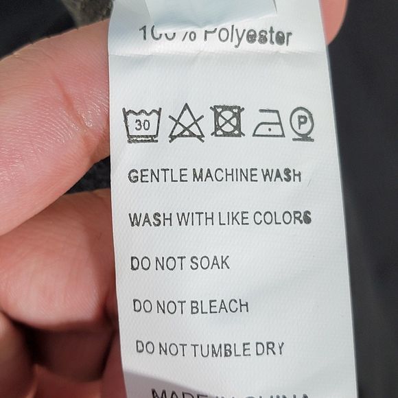 Black-Gray Contrast Mesh Button Front Long Sleeve Casual Shirt For Women Medium - Picture 5 of 8